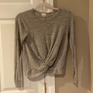 Grey soft long sleeve